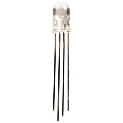 Kingbright  LED bedrahtet  RGB Rund 5 mm 1300 mcd, 3600 mcd, 900 mcd 50 ° 30 mA 1.9 V, 3.2 V