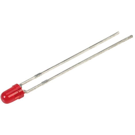 Kingbright  LED bedrahtet  Rot Rund 3 mm 3 mcd 40 ° 30 mA 1.7 V