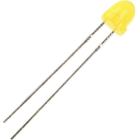 Kingbright LED jaune rond 5 mm 6 mcd 60 ° 30 mA 2.1 V C664022