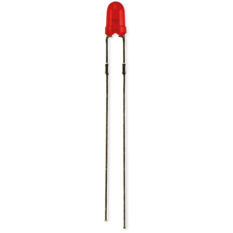 KINGBRIGHT LED, L-7104SRD-J4, Rot, 3 mm (T-1), 640 nm, 1500 mcd, 40 °, Rund