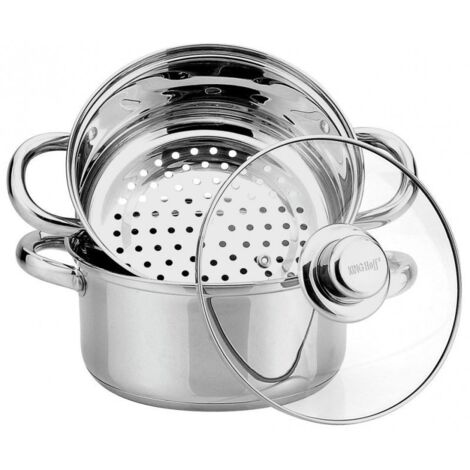 KINGHOFF DAMPFTOPF 3-TEILIG 24cm KH-3318