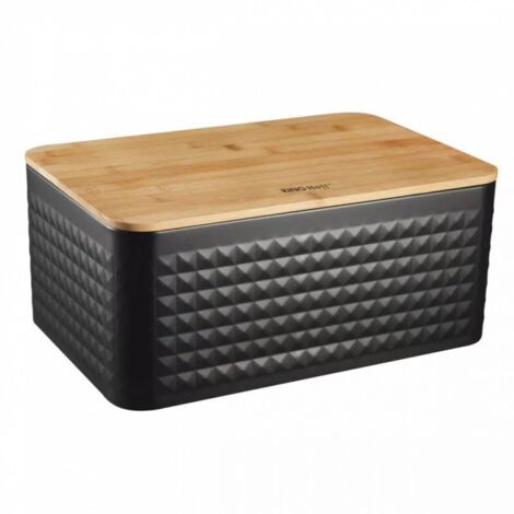 KINGHOFF KH-1713 PANERA DE ACERO CON TABLERO DE BAMBÚ