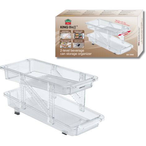 KINGHOFF KH-1944 Organizzatore per lattine a 2 livelli
