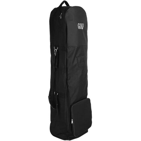 Kingsaid Padded Golf Bag - Waterproof Travel Carry Bag with Wheels, 130x25x36cm