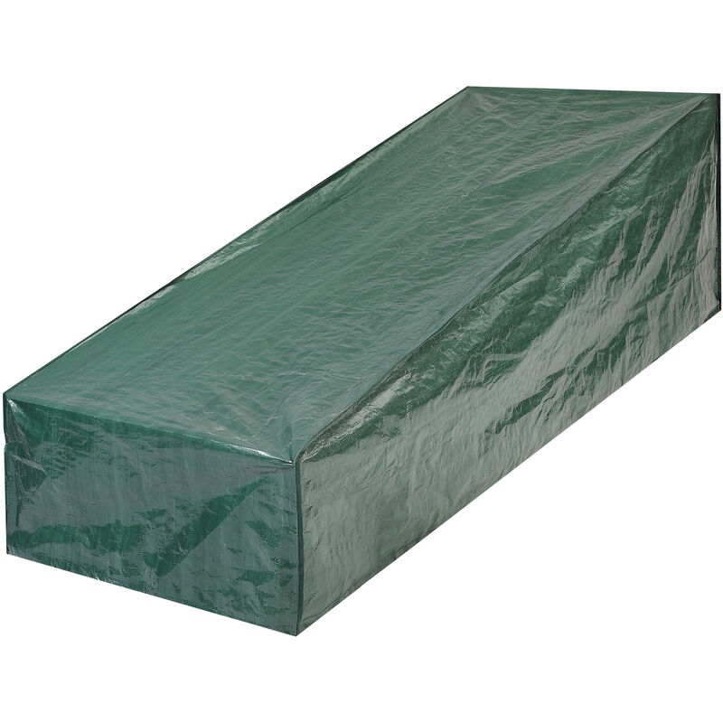 PE Cover For 2 And 3 Seater Bench Liege 197x66x32cm (de) - Kingsleeve