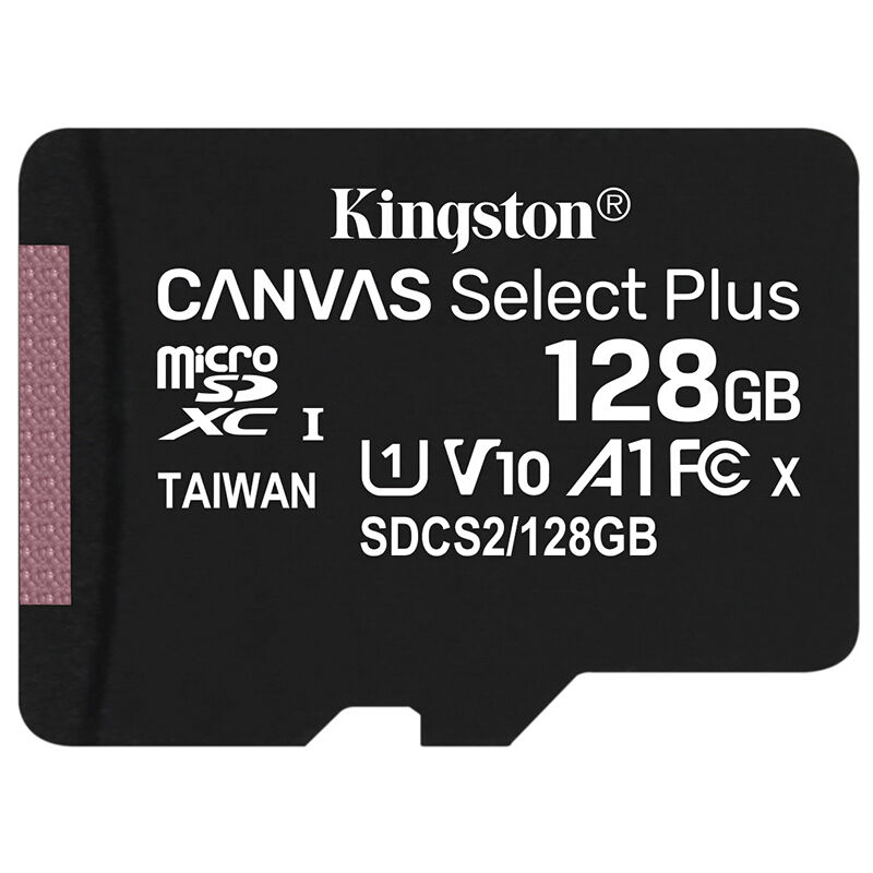 

Kingston 128GB 100MB / s SDCS2 Class10 UHS-1 U1 V10 A1 Tarjeta Micro SD TF Tarjeta de memoria, Negro, 128 GB