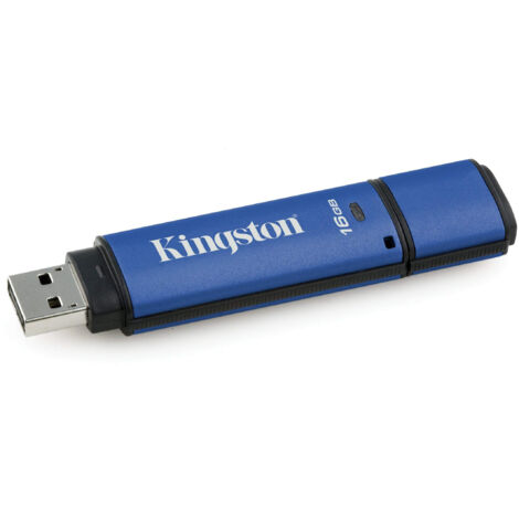 Kingston DataTraveler Vault Privacy 3.0 16Go Bleu