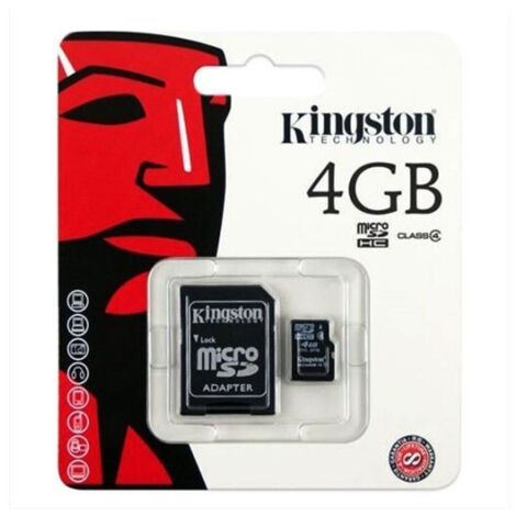 Kingston Micro Sd 4 Gb Microsd Class 4 Sdhc Memory Card Smartphone