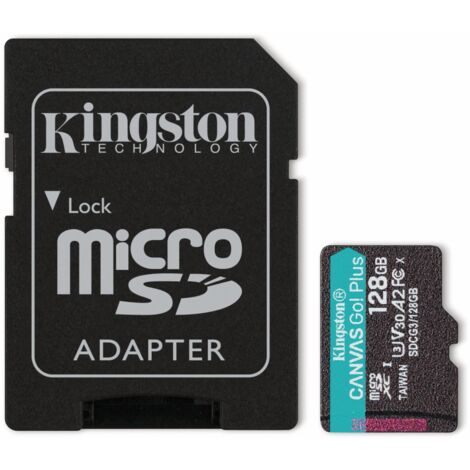 KINGSTON MicroSD-Card Canvas GO Plus, 128 GB