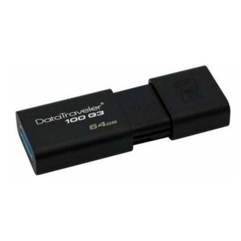 

Kingston Pendrive Kingston FAELAP0304 DT100G3 64 GB USB 3.0 Negro 64 GB Memoria USB