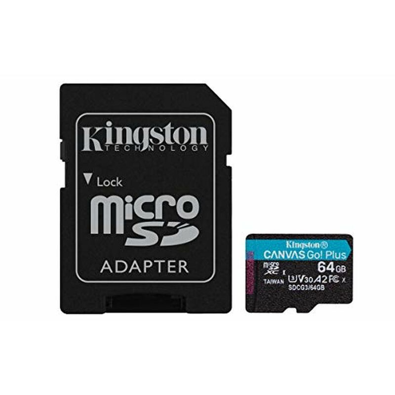

Kingston Tarjeta de Memoria Micro SD con Adaptador Kingston SDCG3 Negro 64 GB
