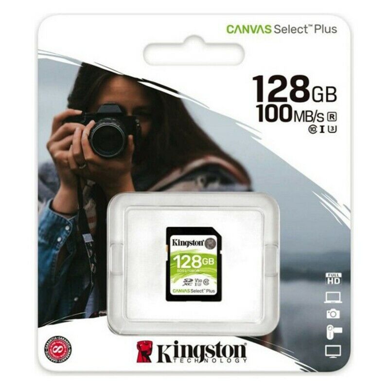 

Kingston Tarjeta de Memoria SD Kingston SDS2 100 MB/s exFAT 128 GB