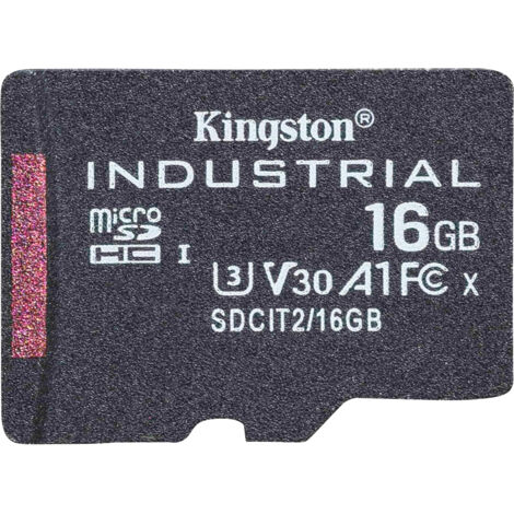 Kingston Technology Industrial 16 GB MicroSDHC UHS-I Klasse 10