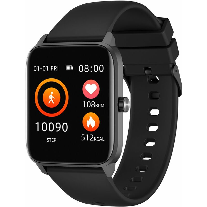 

KW22 Pulsera deportiva inteligente Pantalla tactil completa TFT de 1,4 pulgadas BT5.0 IP67 Monitor de sueno / frecuencia cardiaca / presion arterial