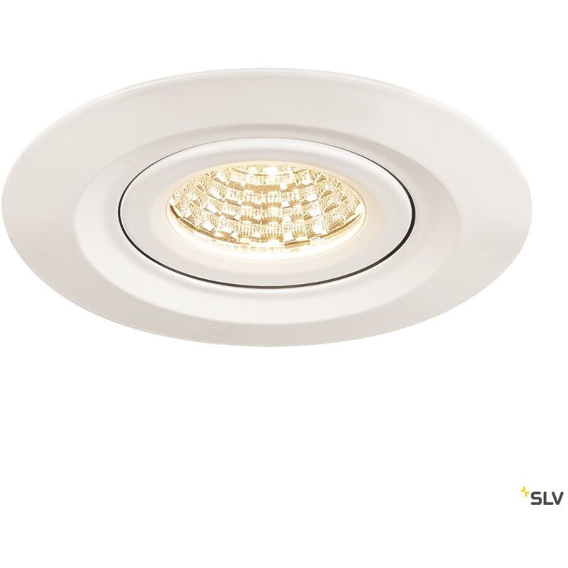 SLV - Encastrés plafond/mur led ext. kini encastré de plafond extérieur blanc led 12W 3000K 60° IP65 1000833