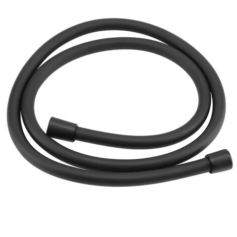 Kink Free Shower Hose 60, Black Shower Hose 2M Vernis Shower Hose Black Inches for Hand Held Showerhead Shower Hose Remplacement