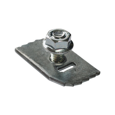 Kintech – Clameau quart de tour 40,5 x 23 mm – Acier galvanisé Z275 – Fixation M6 sertie – Compatible Rehau D6, Schuco CT70, Trocal, Innonova - CT70Trocal