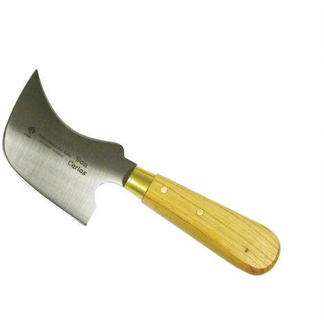 Kintech – Couteau serpette demi-lune – Lame en acier spécial haute teneur carbone – Dureté extrême pour coupe précise – Poignée ergonomique