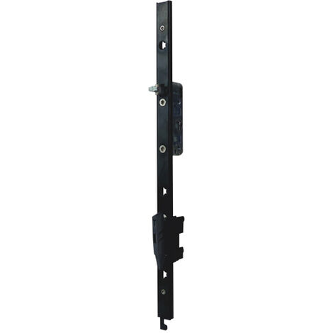 Kintech – Crémone à crochet pour coulissant PVC – Longueur 295mm – Acier zingué – Système anti-fausse manœuvre – Centreurs inclus