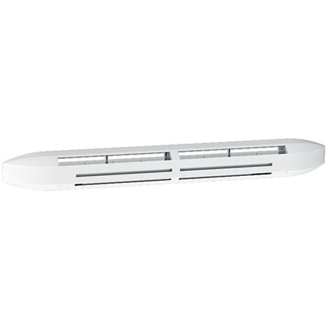Kintech – Entrée d'air hygroréglable acoustique – Débit variable 5 à 45 m³/h – Affaiblissement acoustique 37 à 42 dB – Dimensions 420x45x40mm - RAL9016