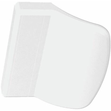 Kintech – Poignée de fenêtre pvc à vissage direct invisible – Finition blanche RAL9016 – Compatible profilés PVC – Design épuré et moderne
