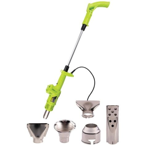 AUTRES Kinzo Garden 3-in-1 diserbante per attrezzi da giardino - bruciatore per erbacce elettrico e accenditore per barbecue, patio, fino a 360 ℃ - 2000 watt