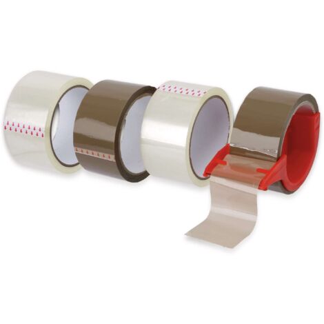 KINZO Klebeband 4er-Set mit Spender