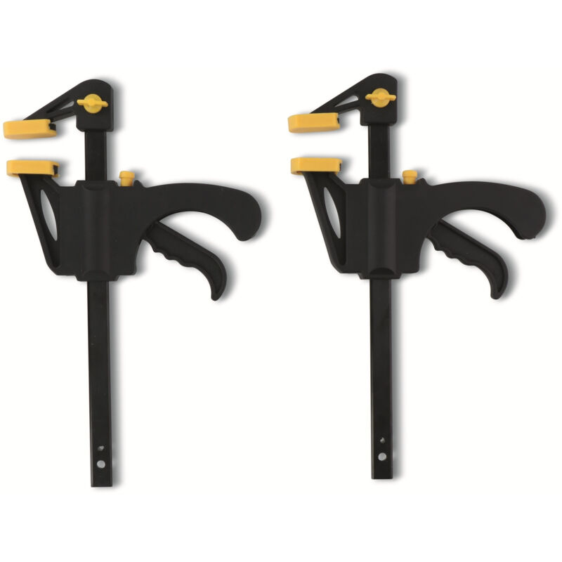 KINZO Schnellspannzwinge, 2 Stück, 15 cm