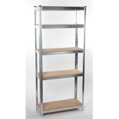 Kinzo Shelf de storage - Shelf - 5 Shelf - Heavy Duty - Maximum 750 Kilograms - Senza Viti  MDF