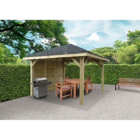Kiosque en bois "Pavilion" - 8.64 m² - 3.47 x 3.47 x 1.93 m