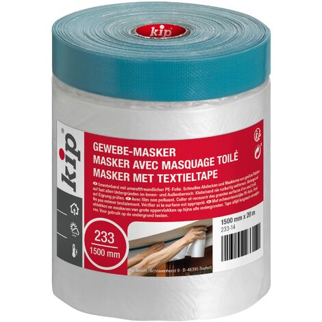 Kip 221970 nastro di tessuto, 233 14, 1500 mm x 20 m blu