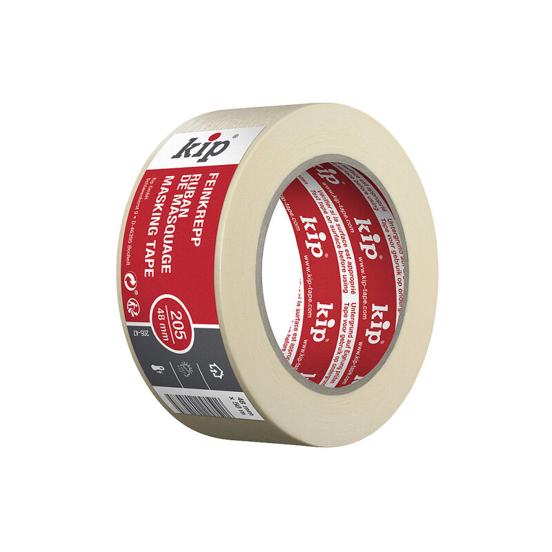 KIP - Premium Indoor 5 Day Masking Tape Crepe 205 - 48mm x 50m