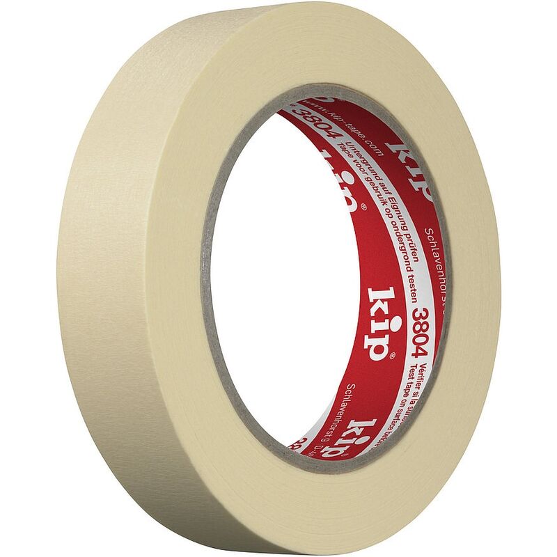 KIP - Standard General Purpose Indoor Masking Tape Crepe 3804 - 48mm x 50m