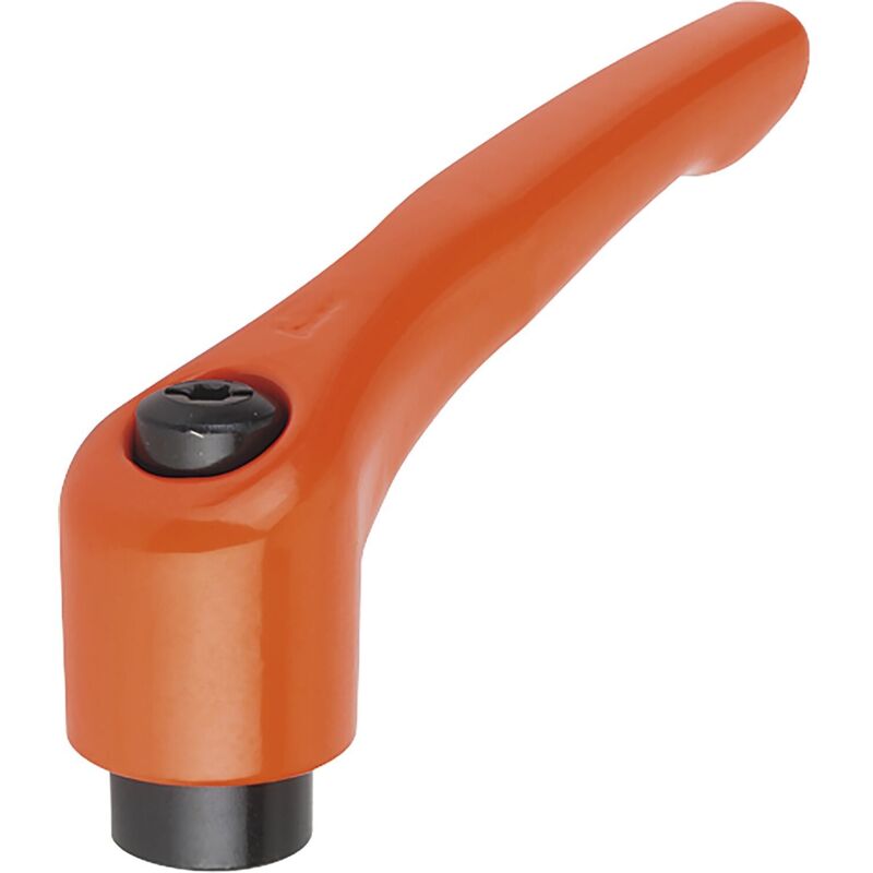 Kipp - Klipp Klemmhebel (Klemmgriff) mit Innengewinde Spannhebel ø m 6 orange