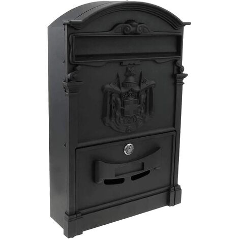 Kippen 10005CN - Cassetta Postale Modello REGIUS. Colore Antracite, Dimensioni: 410x260x90 mm.