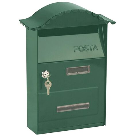 Kippen 10005PG - Cassetta Postale Modello "GLORY" di Colore Verde. Dimensioni: 350x250x100mm.