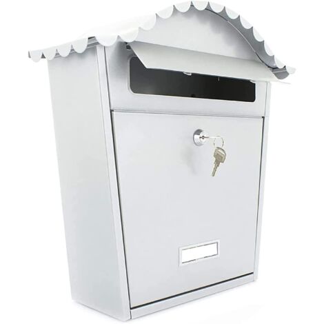 Kippen 10006GS Cassetta Postale Modello Armony, Silver, Dimensioni: 370x130x360 mm