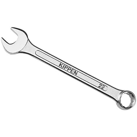 kippen 1037PA Chiave Combinata a Forcella/Anello 22 mm