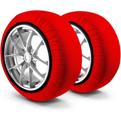 Kippen 1169D - Coppia calze da neve omologate EN 16662-1. Adatte per auto, SUV e furgoni. Taglia L