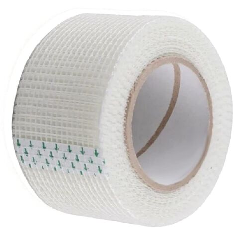 Kippen 3072A - Nastro in Fibra di Vetro Autoadesivo per Cartongesso e Intonaco. Lunghezza 45 Mt.