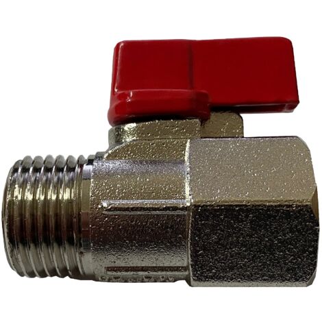 Kippen 5004B - Mini valvola a Sfera in Ottone. Attacco M/F da 1/2"