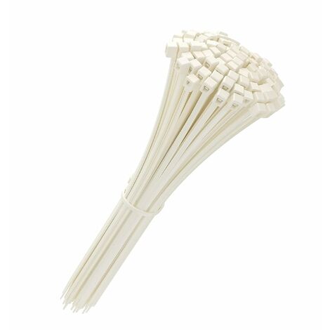 Kippen 9014EK - Confezione da 50 pezzi di Fascette Bianche per Cablaggio 300x4,8 mm.