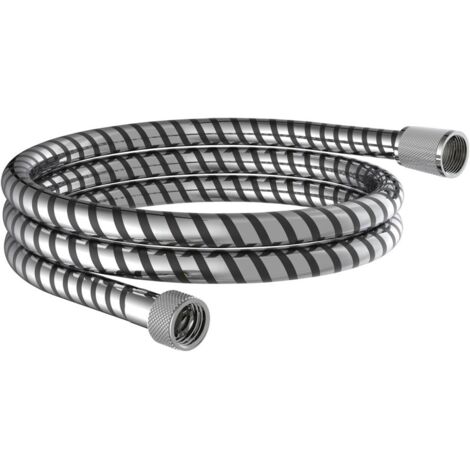 KIRCHHOFF Brauseschlauch 150 cm, Kunststoff, Schwarz/Chrom