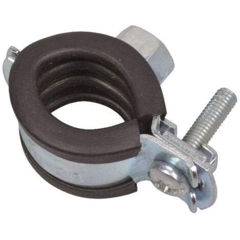 KIRCHHOFF Rohrschelle, 20 - 23 mm, schallgedämmt, für 1/2", mit M8 Gewindemuffe