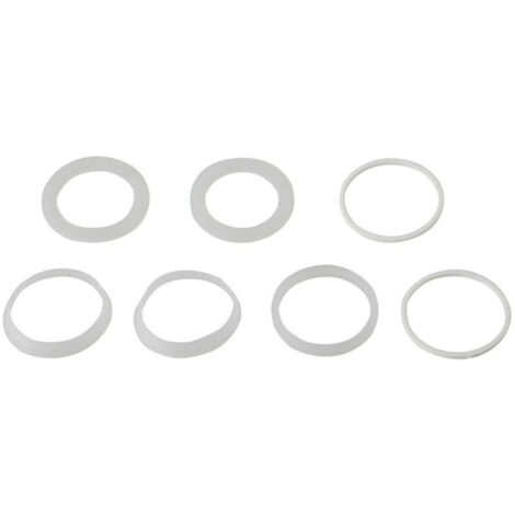 KIRCHHOFF Siphondichtung-Sortiment Silikon, 1 1/2" x 40 mm, für Spültisch (7x)