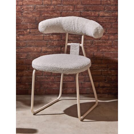 Kirk Stuhl Soft Beige Terry 58x58x76 cm