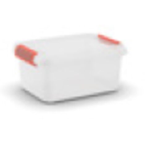 KIS K Latch Box Armadietto portaoggetti Rettangolare Arancione Trasparente