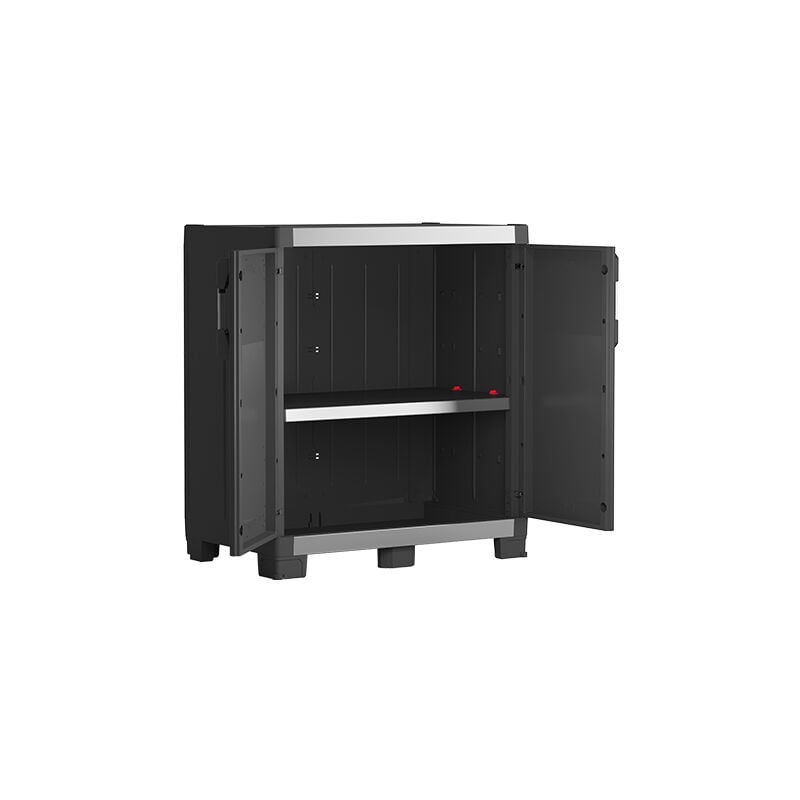 Armoire Basse Xl Garage Keter Noir 241544