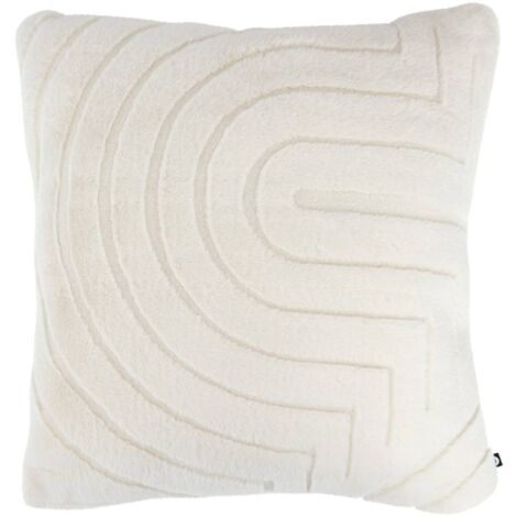 Kissen Arka elfenbeinfarben 45x45cm - Atmosphera créateur d'intérieur