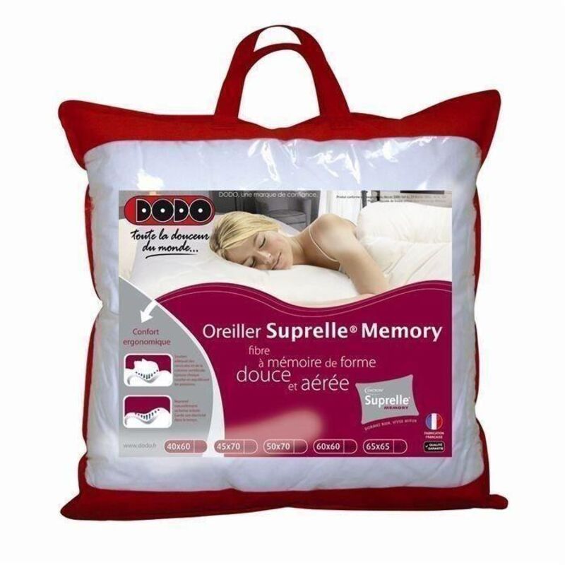 Dodo Kopfkissen Suprelle Memory 65x65 Cm Weiß Ergonomisch